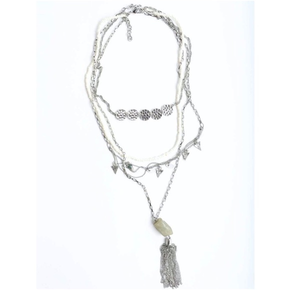 Boho Silver Tone Necklace listing for live show - Picture 5 of 6